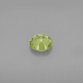 Peridoto verde natural 0,85ct, corte redondo, VS