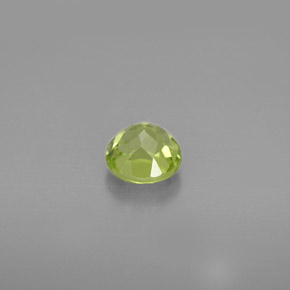 Peridoto verde natural 0,84ct, corte redondo, VS
