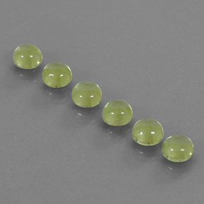 Pedras preciosas de peridoto verde natural de  ct, corte redondo, transparente