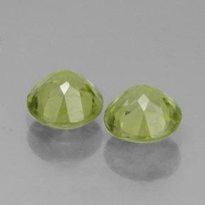 Pedras preciosas de peridoto verde natural de  ct, corte redondo, VVS-VS