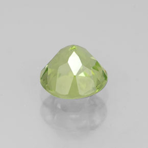 Peridoto verde natural 0,91ct, corte redondo, VS-SI