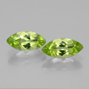 Pedras preciosas de peridoto verde natural de  ct, marquise, VVS-VS