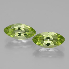 Pedras preciosas de peridoto verde natural de  ct, marquise, VS