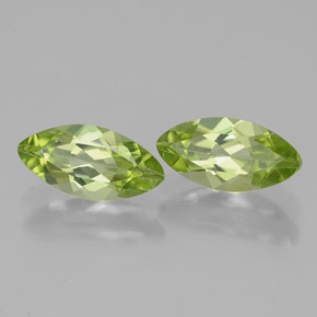 Pedras preciosas de peridoto verde natural de  ct, marquise, VS