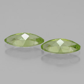 Pedras preciosas de peridoto verde natural de  ct, marquise, VS