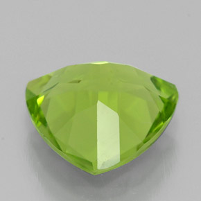 Peridoto verde natural 2,45ct, trillion, VS