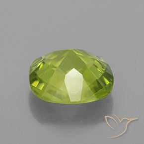 Peridoto Verde amarelado Natural 2.55ct, Almofada, VS