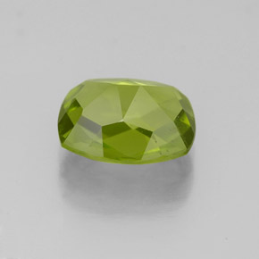 Peridoto verde natural 2,44ct, almofada cortada, VS-SI