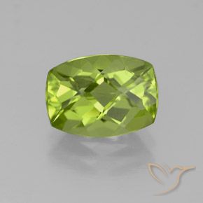 2.38ct Natural Verde Vivo Claro Peridoto, Almofada, VS