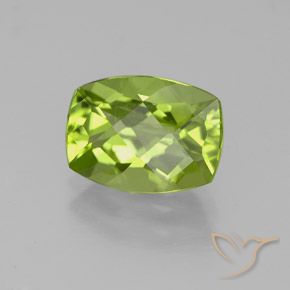 Peridoto Verde Vivo Claro Natural 2.38ct, Almofada, VS