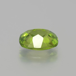 Peridoto verde natural 2,38ct, almofada cortada, VVS-VS