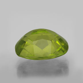 Peridoto verde natural 2,94ct, almofada cortada, VS