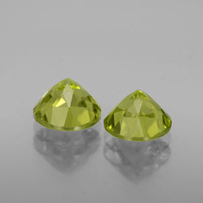 Pedras preciosas de peridoto verde natural de  ct, corte redondo, VS-SI