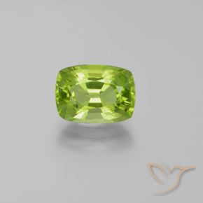 2.49ct Natural Verde médio Peridoto, Almofada, VS