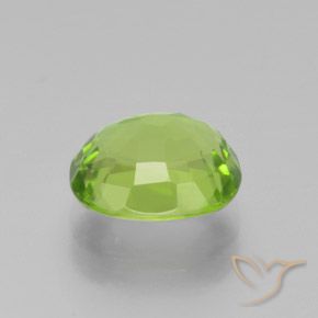 Peridoto verde natural 2,16ct, almofada cortada, VS