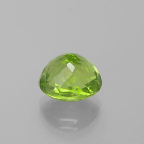 Peridoto Verde médio Natural 5.68ct, Corte Oval, VS