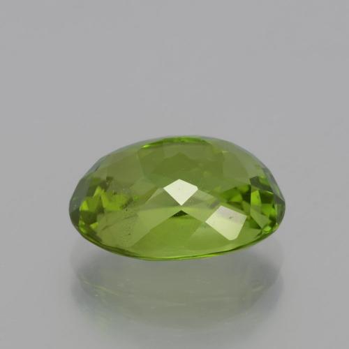 Peridoto verde vivo Natural 5.00ct, Corte Oval, VS
