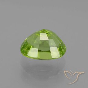 Peridoto Verde amarelado Natural 2.18ct, Almofada, VS