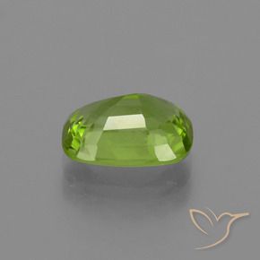 Peridoto verde vivo Natural 2.11ct, Almofada, VS