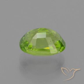 Peridoto verde vivo Natural 2.06ct, Almofada, VS