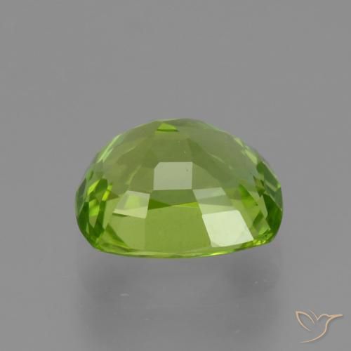 Peridoto verde vivo Natural 1.97ct, Almofada, VS