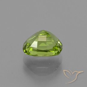 Peridoto Verde médio Natural 2.22ct, Almofada, VS
