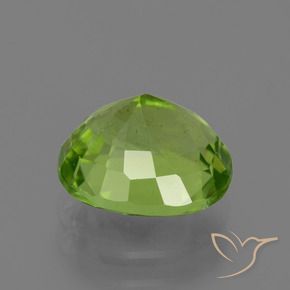 Peridoto verde vivo Natural 2.37ct, oval, VS