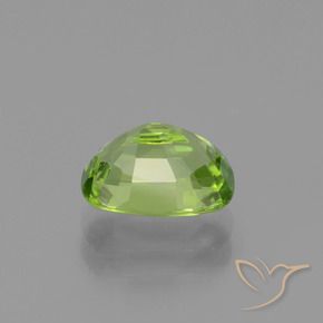 Peridoto verde vivo Natural 2.05ct, Almofada, VVS-VS