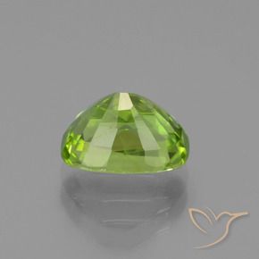 Peridoto Verde médio Natural 2.40ct, Almofada, VS