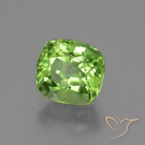Peridoto Verde médio Natural 2.10ct, Almofada, VS