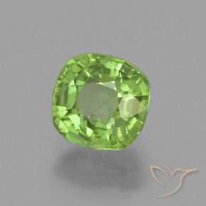 Peridoto Verde médio Natural 2.14ct, Almofada, VS