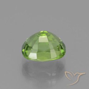 Peridoto verde vivo Natural 2.26ct, Almofada, VS