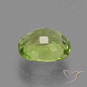 Peridoto Verde médio Natural 2.42ct, Almofada, VS