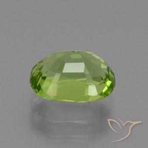Peridoto verde vivo Natural 2.06ct, Almofada, VS