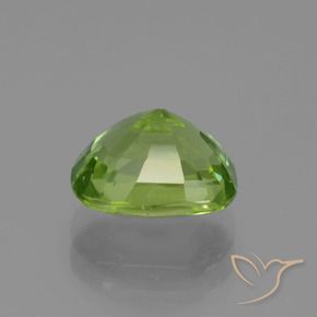 Peridoto Verde amarelado Natural 2.45ct, Almofada, VS