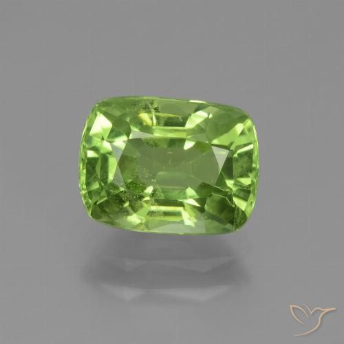 2.14ct Natural Verde médio Peridoto, Almofada, VS