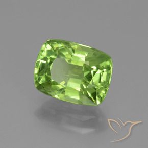 Peridoto Verde médio Natural 2.14ct, Almofada, VS