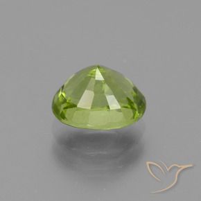 Peridoto verde vivo Natural 2.20ct, oval, VS