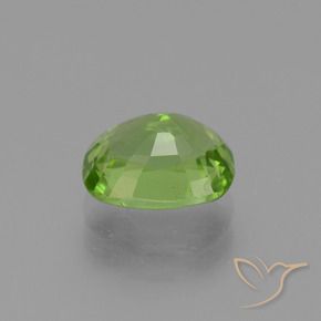 Peridoto verde vivo Natural 2.30ct, Almofada, VS