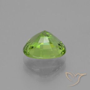Peridoto Verde amarelado Natural 2.47ct, Almofada, VS