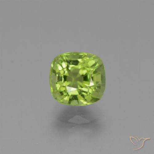 2.54ct Natural Verde médio Peridoto, Almofada, VS