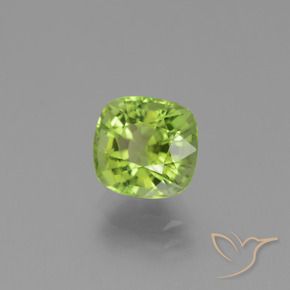 Peridoto Verde médio Natural 2.54ct, Almofada, VS
