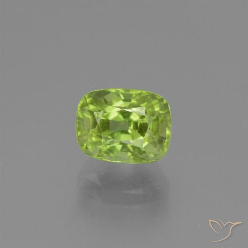 2.55ct Natural Verde médio Peridoto, Almofada, VS