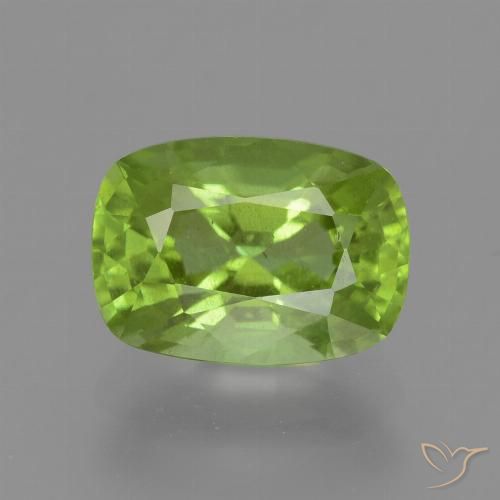 2.51ct Natural Verde médio Peridoto, Almofada, VS