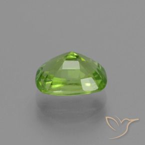 Peridoto verde vivo Natural 2.43ct, Almofada, VS