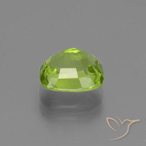 Peridoto Verde médio Natural 1.90ct, Almofada, VVS-VS