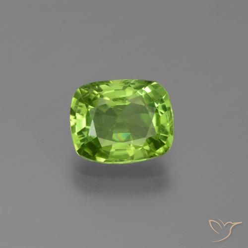 1.91ct Natural Verde médio Peridoto, Almofada, VS