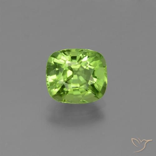 1.92ct Natural verde vivo Peridoto, Almofada, VS