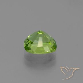 Peridoto verde vivo Natural 1.92ct, Almofada, VS