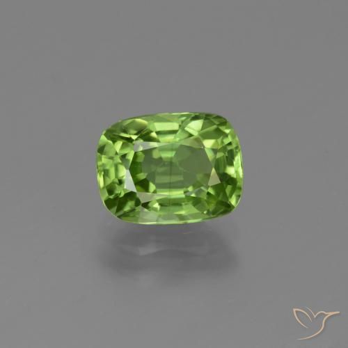 1.95ct Natural Verde médio Peridoto, Almofada, VS